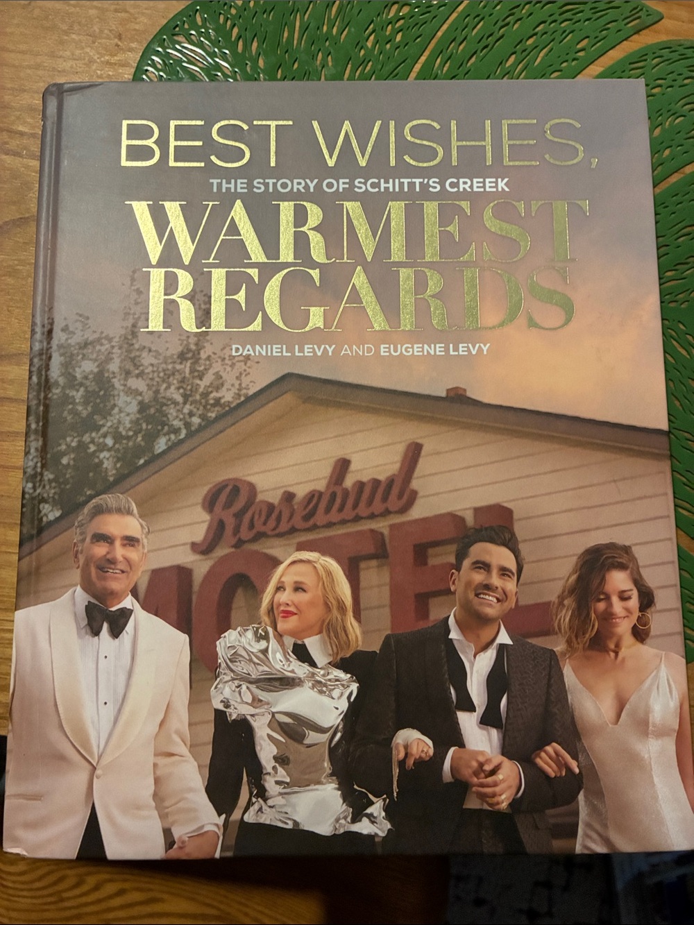 Warmest Regards: Best Wishes - Schitt's Creek Hardcover Book (Pink, Gold)